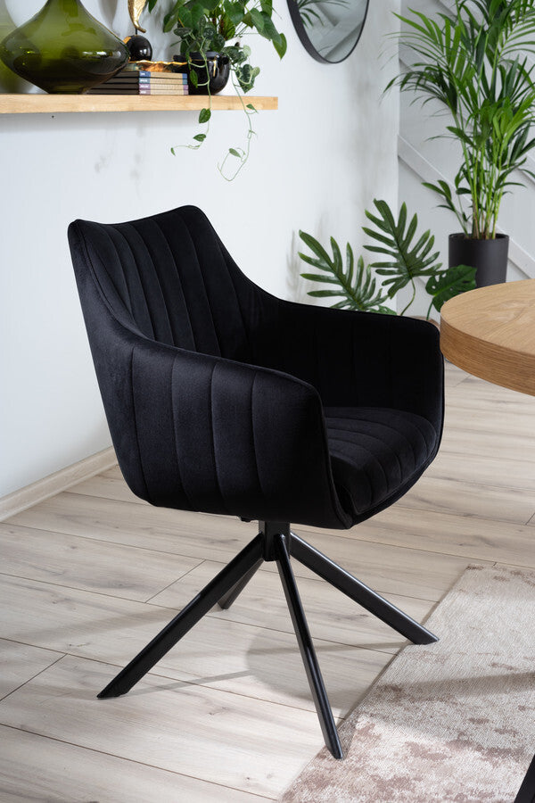Kitchen Chair Tel Aviv | size: Width: 61cm, Height: 86cm, Depth: 44cm | color: Black | image: 3 | variant: 1003549