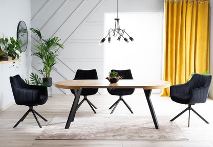 Kitchen Chair Tel Aviv | size: Width: 61cm, Height: 86cm, Depth: 44cm | color: Black | image: 6 | variant: 1003549