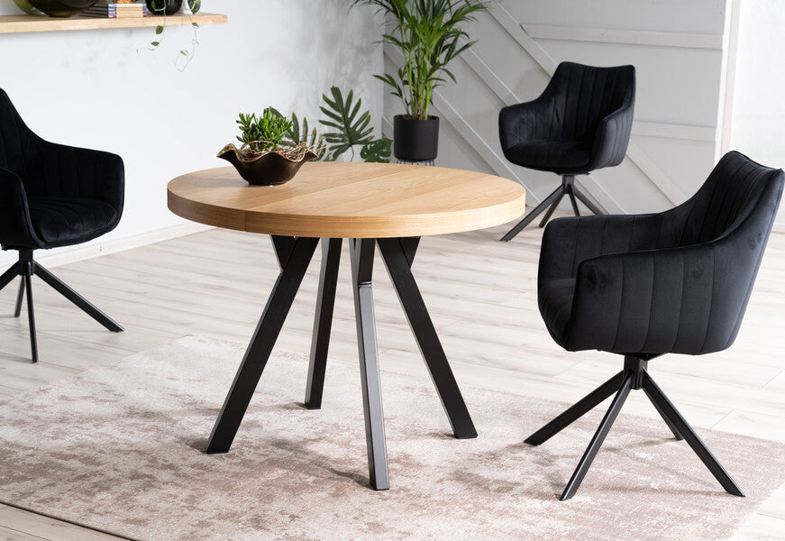 Kitchen Chair Tel Aviv | size: Width: 61cm, Height: 86cm, Depth: 44cm | color: Black | image: 7 | variant: 1003549