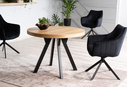 Kitchen Chair Tel Aviv | size: Width: 61cm, Height: 86cm, Depth: 44cm | color: Black | image: 7 | variant: 1003549