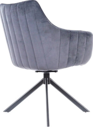 Kitchen Chair Tel Aviv | size: Width: 61cm, Height: 86cm, Depth: 44cm | color: Gray | image: 3 | variant: 1003547