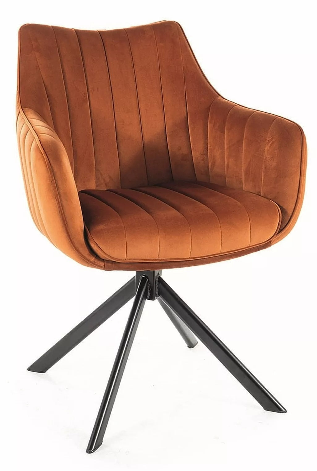 Kitchen Chair Tel Aviv | size: Width: 61cm, Height: 86cm, Depth: 44cm | color: Orange | image: 0 | variant: 1003550