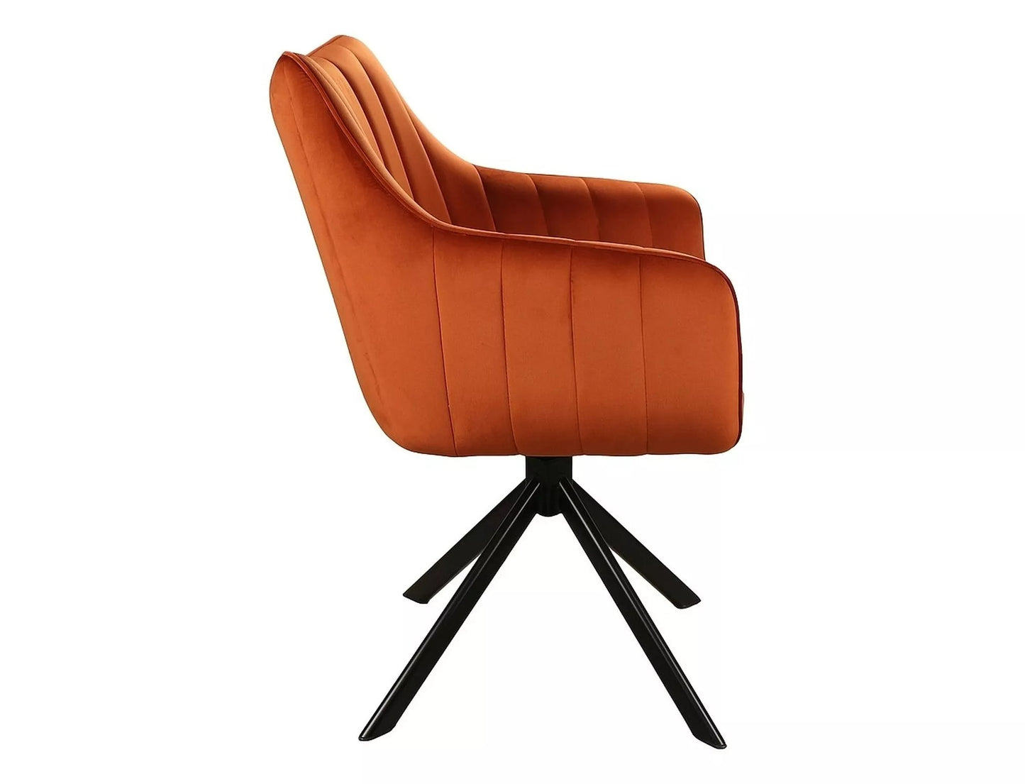 Kitchen Chair Tel Aviv | size: Width: 61cm, Height: 86cm, Depth: 44cm | color: Orange | image: 1 | variant: 1003550
