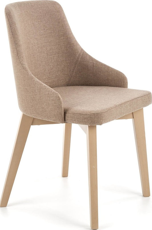 Kitchen Chair Toledo | size: Width: 51cm, Height: 82cm, Depth: 55cm | color: Brown | image: 1 | variant: 1003491