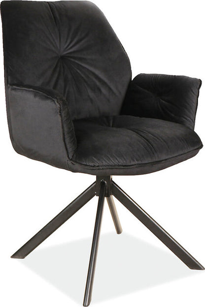 Kitchen Chair Toronto | size: Width: 60cm, Height: 89cm, Depth: 45cm | color: Black | image: 1 | variant: 1003558
