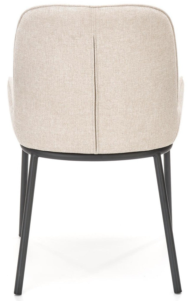 Kitchen Chair Tripoli | size: Width: 54cm, Height: 83cm, Depth: 60cm | color: Beige | image: 2 | variant: 1002437