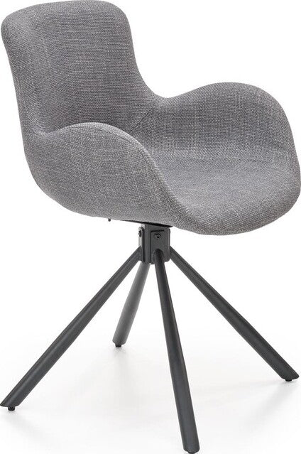 Kitchen Chair Tunis | size: Width: 59cm, Height: 81cm, Depth: 58cm | color: Gray | image: 3 | variant: 1002435