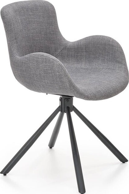 Kitchen Chair Tunis | size: Width: 59cm, Height: 81cm, Depth: 58cm | color: Gray | image: 3 | variant: 1002435