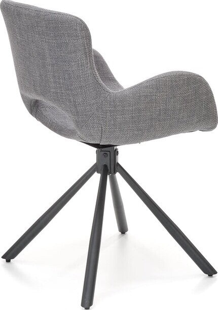 Kitchen Chair Tunis | size: Width: 59cm, Height: 81cm, Depth: 58cm | color: Gray | image: 4 | variant: 1002435