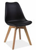 Kitchen Chair Ulaanbaatar | size: Width: 49cm, Height: 83cm, Depth: 41cm | color: Black | image: 0 | variant: 1003818