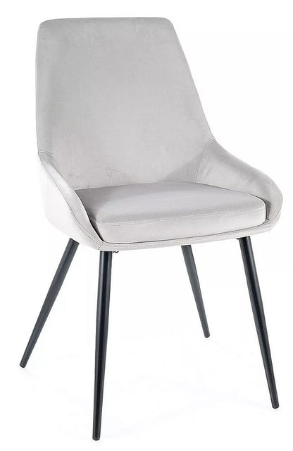 Kitchen Chair Ulan Bator | size: Width: 49cm, Height: 85cm, Depth: 43cm | color: Gray | image: 0 | variant: 1003894