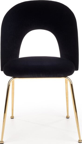 Kitchen Chair Warsaw | size: Width: 54cm, Height: 88cm, Depth: 59cm | color: Black | image: 4 | variant: 1002295