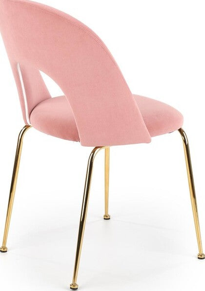 Kitchen Chair Warsaw | size: Width: 54cm, Height: 88cm, Depth: 59cm | color: Pink | image: 3 | variant: 1002296
