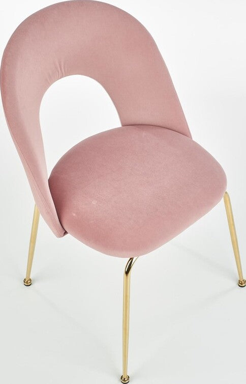 Kitchen Chair Warsaw | size: Width: 54cm, Height: 88cm, Depth: 59cm | color: Pink | image: 7 | variant: 1002296