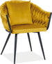Kitchen Chair Washington D.C. | size: Width: 62cm, Height: 86cm, Depth: 47cm | color: Yellow | image: 1 | variant: 1003692