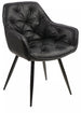 Kitchen Chair Washington | size: Width: 57cm, Height: 87cm, Depth: 43cm | color: Black | image: 0 | variant: 1003918