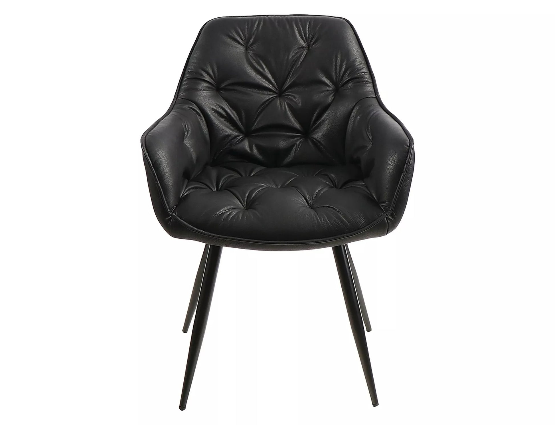 Kitchen Chair Washington | size: Width: 57cm, Height: 87cm, Depth: 43cm | color: Black | image: 1 | variant: 1003918