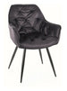 Kitchen Chair Washington | size: Width: 57cm, Height: 87cm, Depth: 43cm | color: Gray | image: 0 | variant: 1003915