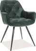 Kitchen Chair Washington | size: Width: 57cm, Height: 87cm, Depth: 43cm | color: Green | image: 1 | variant: 1003566