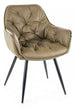 Kitchen Chair Washington | size: Width: 57cm, Height: 87cm, Depth: 43cm | color: Olive | image: 0 | variant: 1003919