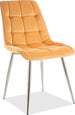 Kitchen Chair Wellington | size: Width: 50cm, Height: 88cm, Depth: 43cm | color: Yellow | image: 1 | variant: 1003575