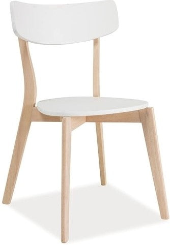 Kitchen Chair West Agadir | size: Width: 50cm, Height: 77cm, Depth: 44cm | color: White | image: 1 | variant: 1007705