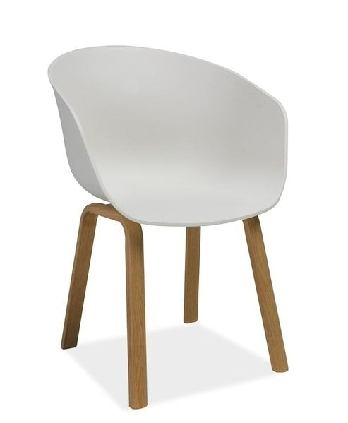 Kitchen Chair West Birmingham | size: Width: 56cm, Height: 80cm, Depth: 42cm | color: White | image: 0 | variant: 1007931