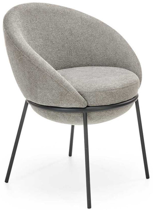Kitchen Chair West Bologna | size: Width: 61cm, Height: 78cm, Depth: 59cm | color: Gray | image: 1 | variant: 1007448