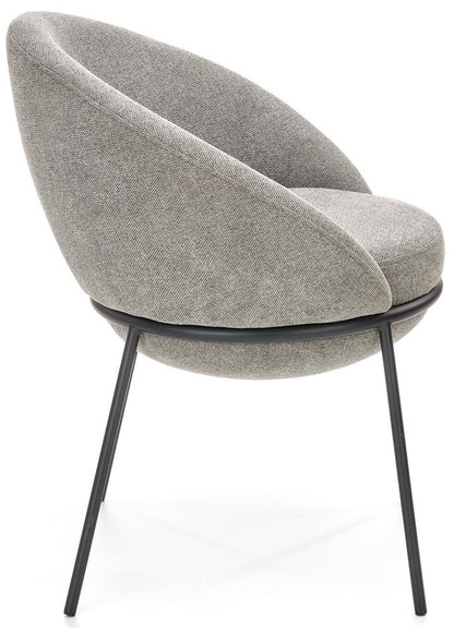 Kitchen Chair West Bologna | size: Width: 61cm, Height: 78cm, Depth: 59cm | color: Gray | image: 4 | variant: 1007448