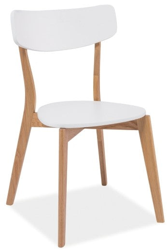 Kitchen Chair West Bordeaux | size: Width: 41cm, Height: 78cm, Depth: 44cm | color: White | image: 1 | variant: 1007706