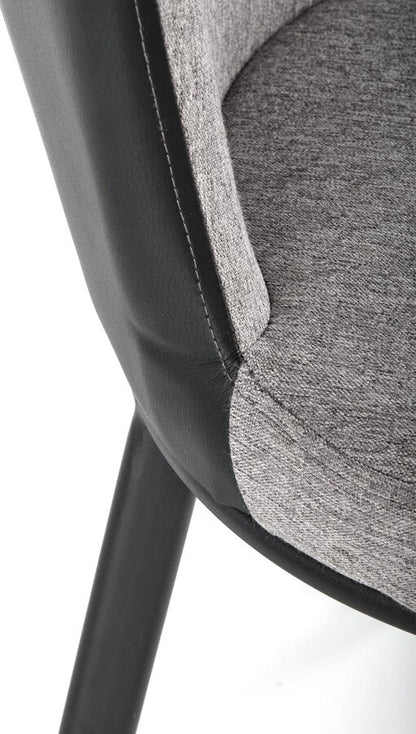 Kitchen Chair West Dundee | size: Width: 49cm, Height: 87cm, Depth: 54cm | color: Gray | image: 4 | variant: 1007095