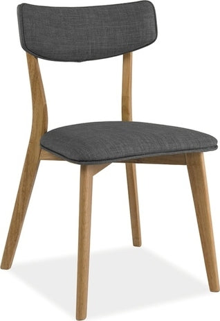 Kitchen Chair West Fes | size: Width: 49cm, Height: 77cm, Depth: 41cm | color: Gray | image: 1 | variant: 1007707