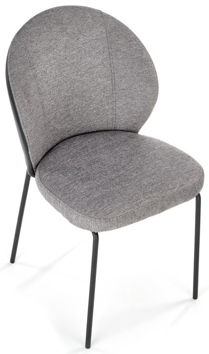 Kitchen Chair West Geneva | size: Width: 50cm, Height: 85cm, Depth: 58cm | color: Gray | image: 3 | variant: 1007456