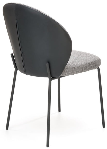 Kitchen Chair West Geneva | size: Width: 50cm, Height: 85cm, Depth: 58cm | color: Gray | image: 5 | variant: 1007456