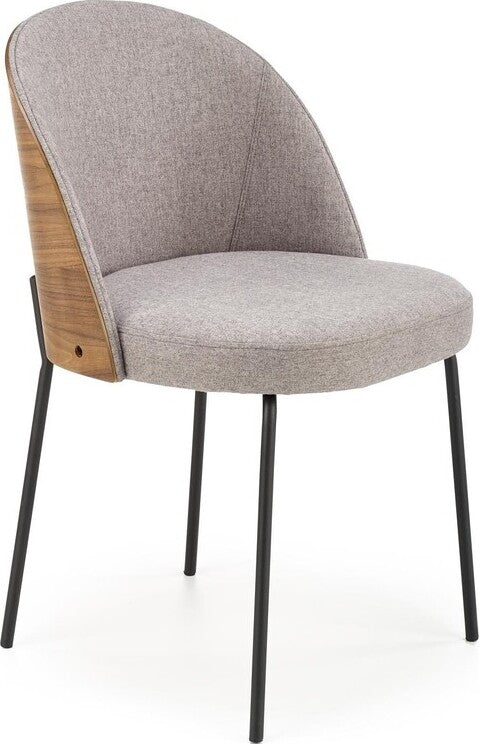 Kitchen Chair West Kirkwall | size: Width: 52cm, Height: 81cm, Depth: 53cm | color: Gray | image: 1 | variant: 1007097