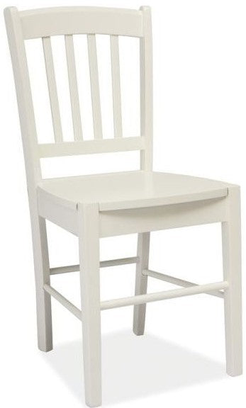 Kitchen Chair West Nice | size: Width: 40cm, Height: 85cm, Depth: 36cm | color: White | image: 1 | variant: 1007713