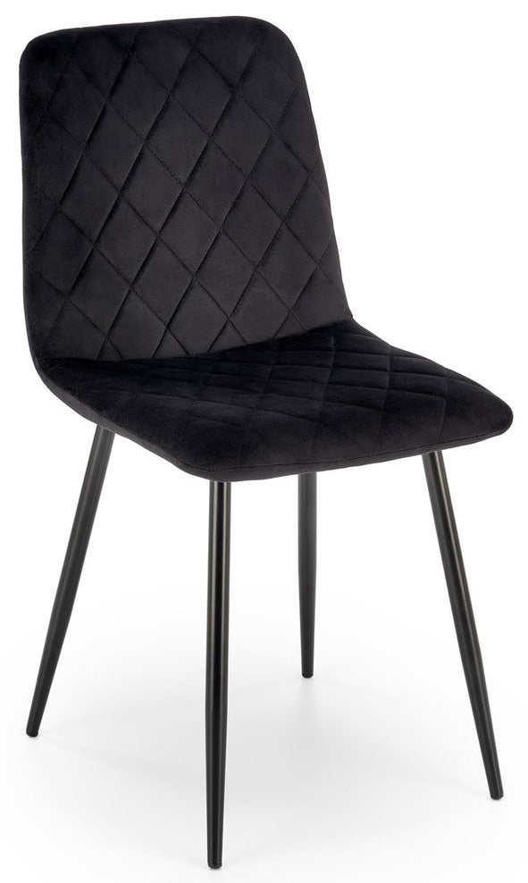 Kitchen Chair West Palermo | size: Width: 45cm, Height: 47cm, Depth: 55cm | color: Black | image: 1 | variant: 1007450