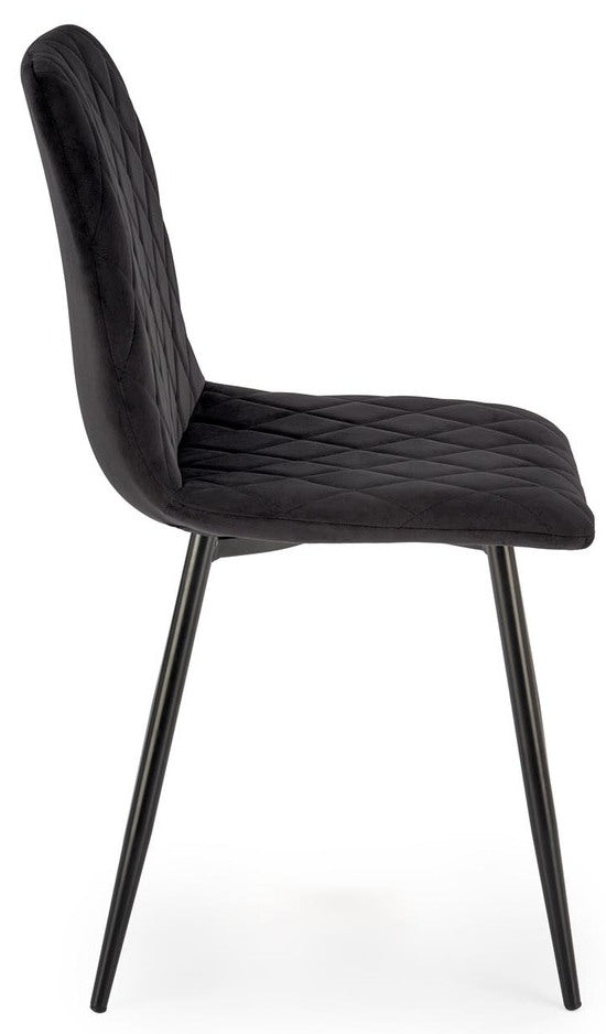 Kitchen Chair West Palermo | size: Width: 45cm, Height: 47cm, Depth: 55cm | color: Black | image: 2 | variant: 1007450