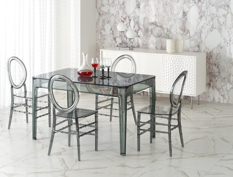 Kitchen Chair West Southwold | size: Width: 39cm, Height: 89cm, Depth: 50cm | color: Transparent | image: 1 | variant: 1007327