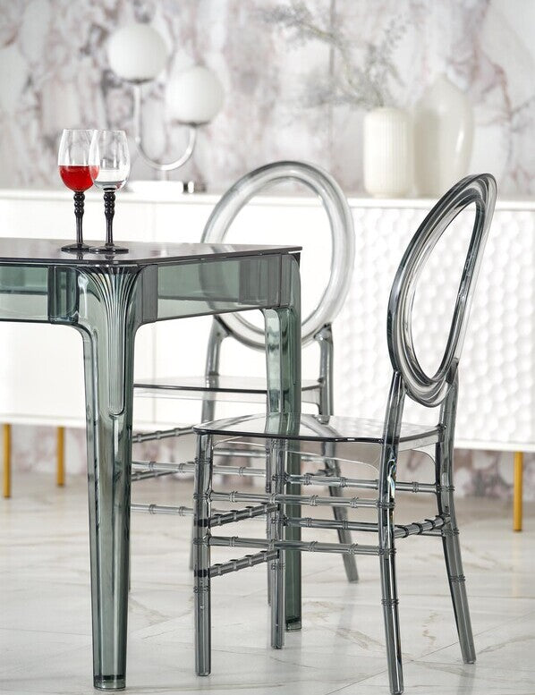 Kitchen Chair West Southwold | size: Width: 39cm, Height: 89cm, Depth: 50cm | color: Transparent | image: 2 | variant: 1007327