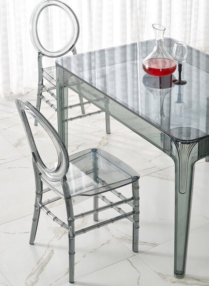 Kitchen Chair West Southwold | size: Width: 39cm, Height: 89cm, Depth: 50cm | color: Transparent | image: 3 | variant: 1007327