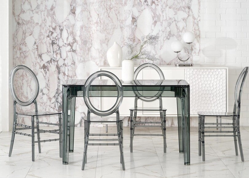 Kitchen Chair West Southwold | size: Width: 39cm, Height: 89cm, Depth: 50cm | color: Transparent | image: 4 | variant: 1007327