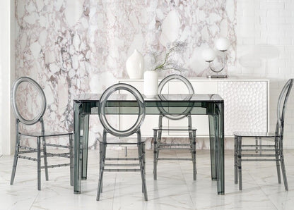 Kitchen Chair West Southwold | size: Width: 39cm, Height: 89cm, Depth: 50cm | color: Transparent | image: 4 | variant: 1007327