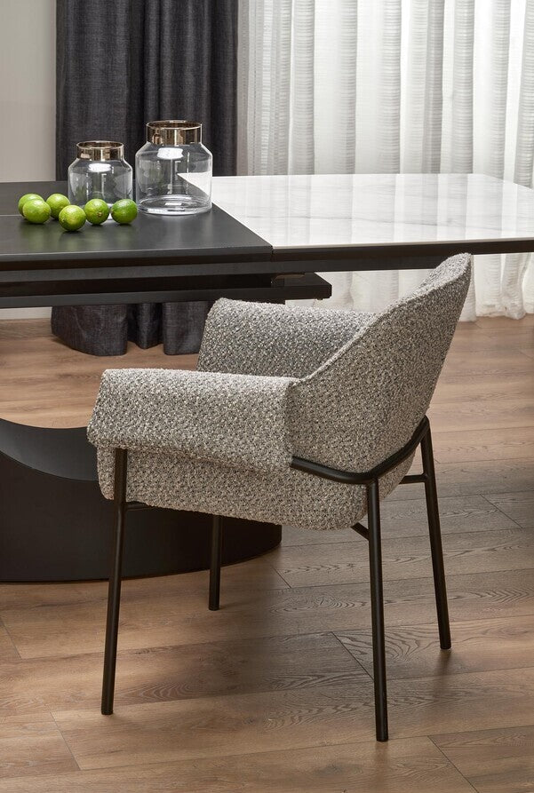 Kitchen Chair West Sudbury | size: Width: 68cm, Height: 83cm, Depth: 62cm | color: Gray | image: 1 | variant: 1007330