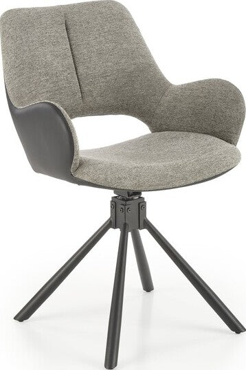 Kitchen Chair West Swanage | size: Width: 57cm, Height: 85cm, Depth: 59cm | color: Gray | image: 0 | variant: 1007319