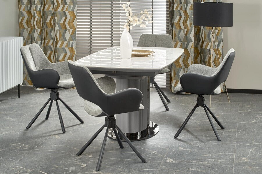 Kitchen Chair West Swanage | size: Width: 57cm, Height: 85cm, Depth: 59cm | color: Gray | image: 1 | variant: 1007319