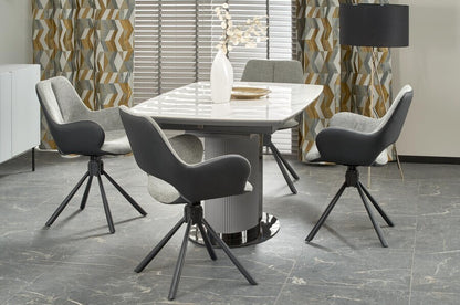 Kitchen Chair West Swanage | size: Width: 57cm, Height: 85cm, Depth: 59cm | color: Gray | image: 1 | variant: 1007319