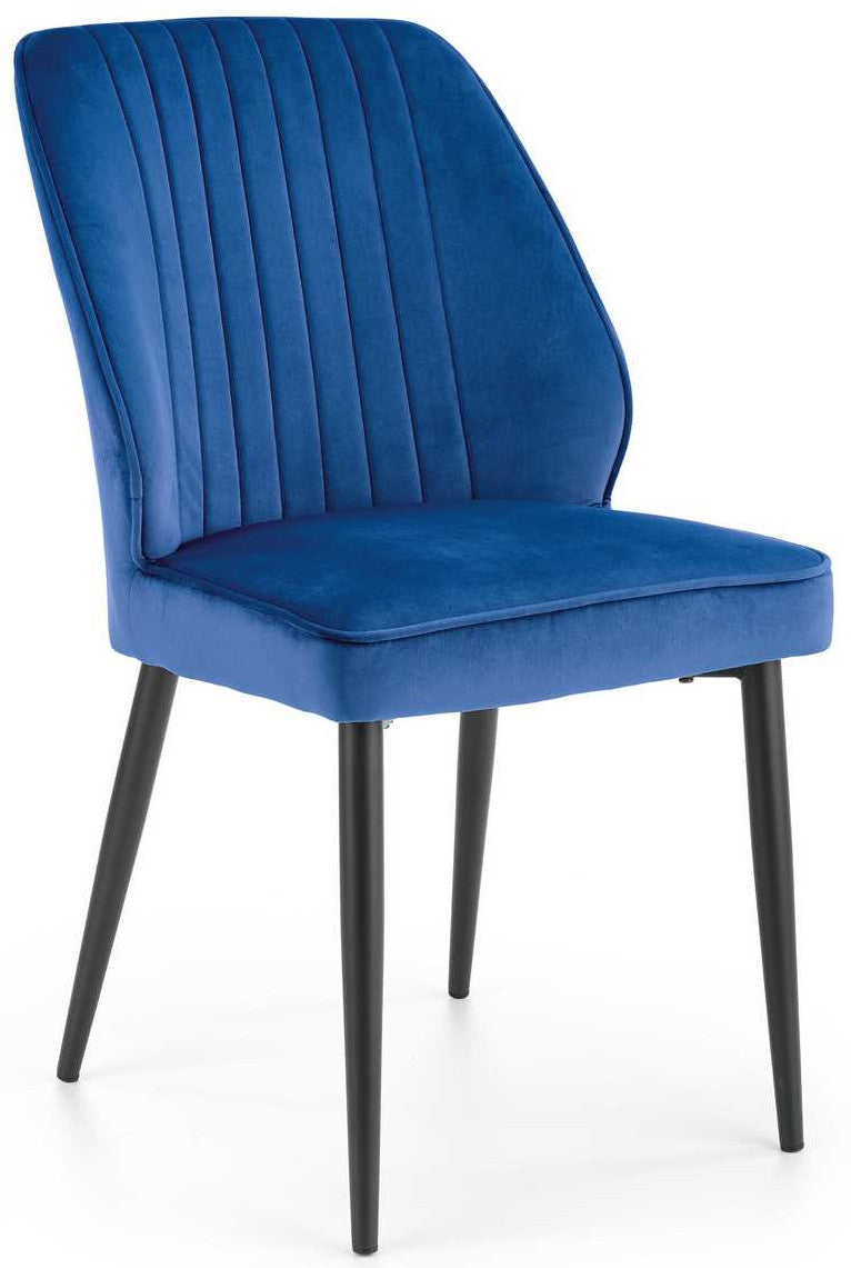 Kitchen Chair Yerevan | size: Width: 48cm, Height: 85cm, Depth: 57cm | color: Blue | image: 1 | variant: 1002371
