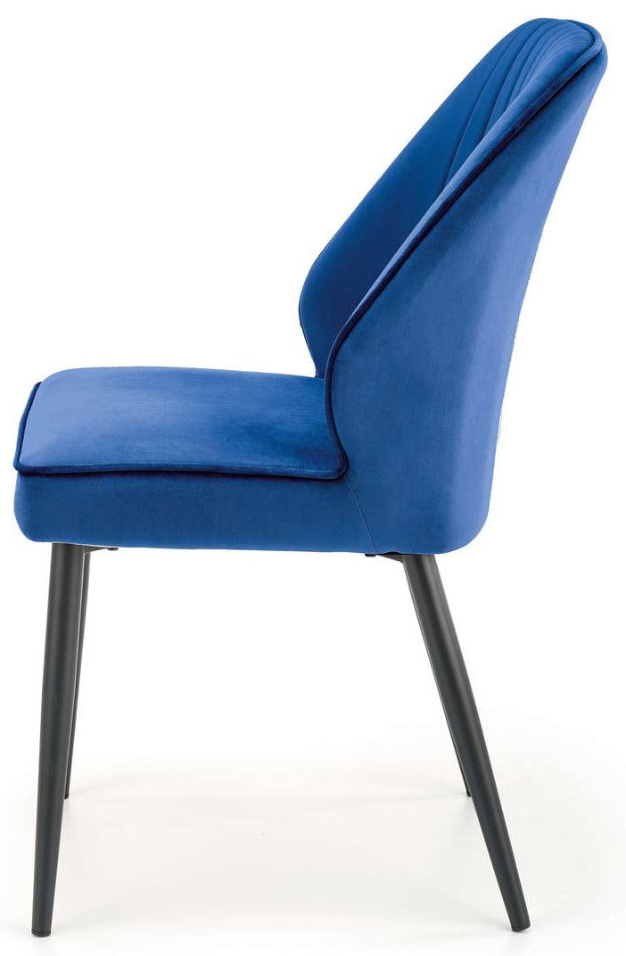 Kitchen Chair Yerevan | size: Width: 48cm, Height: 85cm, Depth: 57cm | color: Blue | image: 2 | variant: 1002371