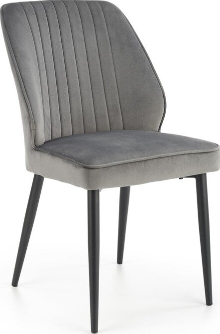 Kitchen Chair Yerevan | size: Width: 48cm, Height: 85cm, Depth: 57cm | color: Gray | image: 1 | variant: 1002369